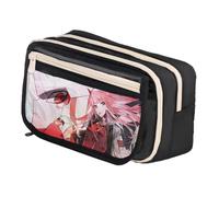 Jiumaocleu Anime Zero Two Astuccio Zero Two Portapenne Grande Capacità High School Astuccio per Studenti Ritorno a Scuola Regali 21 * 8 * 13 cm, Tipo 3, 21*8*13cm, Astuccio