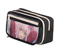 Jiumaocleu Anime Zero Two Astuccio Zero Two Portapenne Grande Capacità High School Astuccio per Studenti Ritorno a Scuola Regali 21 * 8 * 13 cm, Tipo 5, 21*8*13cm, Astuccio