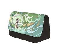 Jiumaocleu Astuccio anime Xiao/Venti/HuTao/KeQing 3D stampato astuccio portapenne grande astuccio con doppia cerniera portapenne organizer per ragazzi ragazze studenti, Nahida, 22x7.5x13cm, Astuccio