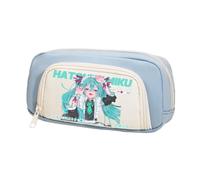 Jiumaocleu Astuccio per penne a tema anime Miku, astuccio per penne Miku, astuccio per cancelleria di grande capacità, astuccio per cancelleria con cerniera, per studenti, Miku 17, 20cm*5cm*10cm
