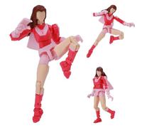 Jiumaocleu Atom Eve - Action figure mobile anime stampate in 3D multi-snodate di Mark Grayson, statua di super azione, accessori intercambiabili, statuetta da collezione, 14 cm