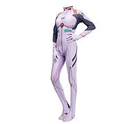 Jiumaocleu Ayanami Rei Costume da gioco di ruolo con parrucche da donna Catsuit Anime Cosplay Body One Pezzo con Guanti per Halloween Festa Carnevale