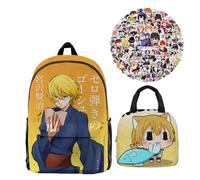 Jiumaocleu Bungo Stray Dogs - Set con borsa per il pranzo e 100 adesivi BSD, motivo: anime BSD, Kenji Miyazawa, M