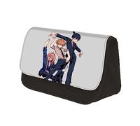 Jiumaocleu Chainsaw Man Pencil Case Anime, astuccio Denji, astuccio portatile, grande capacità, per la scuola, per bambini e adolescenti, Tipo 6., 22x7.5x13cm, Astuccio per matite