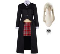 Jiumaocleu Costume per cosplay da donna, Maka Albarn, per cosplay, set completo, giochi di ruolo, per Halloween