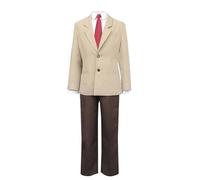 Jiumaocleu Death Note, costume per cosplay Light Yagami, uniforme scolastica, set completo per giochi di ruolo, per carnevale, Halloween, feste