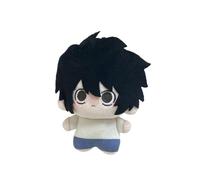 Jiumaocleu Death Note - Cuscino morbido con personaggio L e Yagami leggero, 12 cm, simpatico cuscino a tema anime Death Note Abbraccio, borsa scolastica, portafoglio, ciondolo per casa, divano,