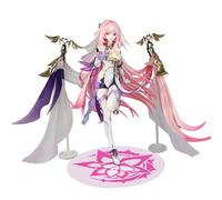 Jiumaocleu Elysia Figura Statua Modello, 24 cm Standing Pose Girl Anime Figure Elysia Action Figure Model Sculpture, Handmade Desktop Figure Collectible Gifts