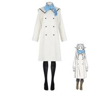 Jiumaocleu Frieren Cosplay Costume con parrucca, Felce Cosplay Uniforme Stark Completo Set di Cosplay Outfit Suit Anime Frieren: Beyond Journey's End Cosplay Abbigliamento Inverno
