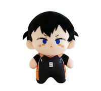 Jiumaocleu Haikyuu - Cuscino morbido a forma di Tobio Kageyama, 20 cm, motivo: anime Haikyuu! Morbido cuscino da abbracciare per borsa della scuola, portafoglio, ciondolo per casa, divano, decorazione