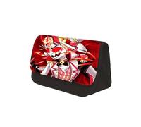 Jiumaocleu Hazbin - Astuccio per matite da hotel, con stampa di personaggi anime, grande astuccio a doppio strato, impermeabile, organizer per cancelleria per studenti, Tipo 3, M, Astuccio portapenne