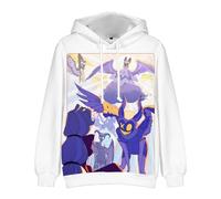 Jiumaocleu Hazbin Hotel, felpa con cappuccio a maniche lunghe con cappuccio e coulisse e tasca frontale, taglie XXS-4XL, Tipo 5, S