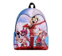 Jiumaocleu Hazbin Hotel Zaino per bambini, motivo: anime Alastor e Angel Dust, con stampa di polvere di alta qualità, in tela, per studenti, Tipo 8., 30x17x40cm