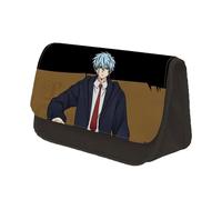Jiumaocleu Mashle: Magic and Muscles - Astuccio per matite Mash Burnedead, grande capacità, astuccio per cancelleria anime, con doppia cerniera, organizer da scrivania portatile per studenti, Tipo 5.,