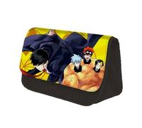 Jiumaocleu Mashle: Magic and Muscles - Astuccio per matite Mash Burnedead, grande capacità, astuccio per cancelleria anime, con doppia cerniera, organizer da scrivania portatile per studenti, Tipo 2.,