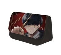 Jiumaocleu Mashle: Magic and Muscles - Astuccio per matite Mash Burnedead, grande capacità, astuccio per cancelleria anime, con doppia cerniera, organizer da scrivania portatile per studenti, Tipo 1.,