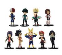 Jiumaocleu My Hero Academia Figure 7.5-10.5cm Todoroki Deku Bakugou Uraraka Dabi Kirishima Momo MHA Figure Set