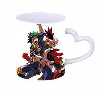 Jiumaocleu My Hero Academia Magic Mug, Anime MHA Calore Sensibile Cambiare Colore Tazza MHA Color Change Mark Cup, Caffè & Tea Tazza in Ceramica, Regalo Creativo per Natale Compleanno