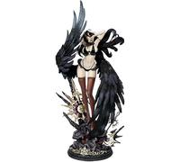 Jiumaocleu Overlord Albedo Figura Statua 58 cm Super Size Anime Figure Model, Ali Nere In Posa Scultura, Fatto a Mano Da Collezione Desktop Decorazione Regali