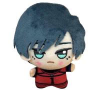 Jiumaocleu Rin Itoshi Cuscino a figura morbida, 11 cm mini anime Isagi Yoichi morbida borsa da scuola borsa da scuola ciondolo fascino Reo Mikage cuscino di peluche decorazione divano casa