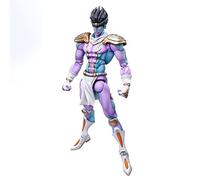 Jiumaocleu Star Platinum, statuetta di action figure anime da 15 cm, set giocattolo con accessori, faccia cambiabile, articolazione mobile, in PVC, fatto a mano, decorazione da scrivania regalo di