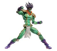 Jiumaocleu Star Platinum, statuetta di action figure anime da 25 cm, set giocattolo con accessori, faccia cambiabile, articolazione mobile, in PVC, fatto a mano, decorazione da scrivania regalo di
