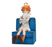 Jiumaocleu The Promised Neverland Figura Statua - Emma/Norman/Ray Figura Divano Seduto Pose Anime Figura Modello Giocattoli Fatto a Mano Decorazione Desktop per Auto Cruscotto Casa Ufficio