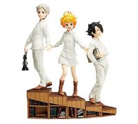 Jiumaocleu The Promised Neverland Figura Statua - Emma/Norman/Ray Figura Scala in Posa Anime Figura Modello Giocattolo Fatto a Mano Decorazione Desktop per Auto Cruscotto Casa Ufficio