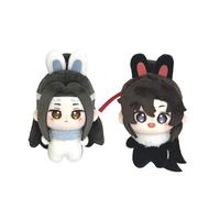 Jiumaocleu Wei Wu Xian - Bambola morbida Lan Wang Ji, 2 pezzi, con peluche a forma di anime, simpatica, da appendere, idea regalo, 10 cm