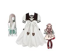 Jiumaocleu Yashiro Nene - Completo per cosplay, con parrucca, stile anime, per cosplay di Hanako-kun, a maniche corte, con accessori, per donne e ragazze
