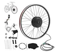 jiumxliu Kit di conversione Ebike da 24 pollici, 36 V, 500 W, kit di conversione per bicicletta elettrica, motore a ingranaggi senza spazzole, 30 - 35 km/h, 5 livelli PAS, tempomat, display LCD, borsa