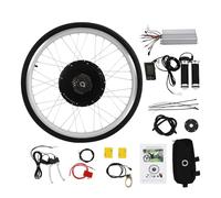 jiumxliu Kit di conversione per bicicletta elettrica da 26 pollici, 48 V, 1000 W, kit di conversione senza spazzole, 31,05 km/h, 7 livelli PAS, tempomat, display LCD