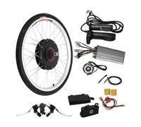 jiumxliu Kit di conversione per bicicletta elettrica da 26 pollici, 48 V, 1000 W, kit di conversione senza spazzole, 55 km/h, 5 livelli PAS, tempomat, display LCD