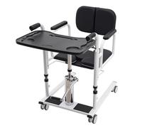 jiumxliu Sollevamento idraulico multifunzione per uso domestico, carrello per pazienti fino a 150 kg, con 4 ruote per freni, per la casa, strutture per la cura dell'ospedale