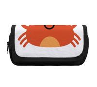 JiuPopular Astuccio a doppio strato, borsa per cancelleria rossa utilizzata come astuccio per ufficio e scuola, borsa da viaggio d'affari o piccola cassetta degli attrezzi, borsa per il trucco per