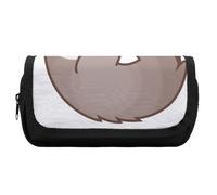 JiuPopular Astuccio a doppio strato, grazioso astuccio per cancelleria utilizzato come astuccio per ufficio e scuola, borsa da viaggio d'affari o piccola cassetta degli attrezzi, borsa per il trucco