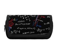 JiuPopular Astuccio a doppio strato, matematica lineare per l'educazione alla matematica, borsa da cancelleria utilizzata come astuccio per ufficio e scuola, borsa da viaggio d'affari o piccola