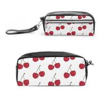 JiuPopular Astuccio in pelle, a guscio d'uovo, per cancelleria da usare come astuccio per ufficio e scuola, borsa da viaggio d'affari o piccola cassetta degli attrezzi, borsa per il trucco, Stile-2