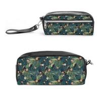 JiuPopular Astuccio in pelle, con graffiti Hip HopStationery Bag usato come astuccio per ufficio e scuola, borsa da viaggio d'affari o piccola cassetta degli attrezzi, borsa per il trucco, Stile 3, 20