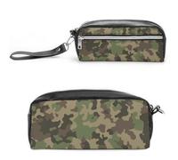 JiuPopular Astuccio in pelle, Yorkshire TerrierStationery Bag utilizzato come astuccio per ufficio e scuola, borsa da viaggio d'affari o piccola cassetta degli attrezzi, borsa per il trucco, Stile