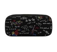 JiuPopular Astuccio in poliuretano, astuccio per matematica lineare, per l'educazione alla matematica, utilizzabile come astuccio per ufficio e scuola, borsa da viaggio o piccola cassetta degli