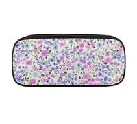 JiuPopular Astuccio in poliuretano, motivo Liberty, astuccio per cancelleria utilizzato come astuccio per ufficio e scuola, borsa da viaggio d'affari o piccola cassetta degli attrezzi, borsa per il