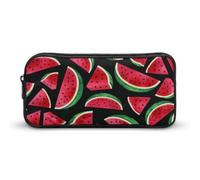 JiuPopular Astuccio per matite, anguria rossa, astuccio per cancelleria utilizzato come astuccio per ufficio e scuola, borsa da viaggio d'affari o piccola scatola degli attrezzi, borsa per il trucco