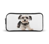 JiuPopular Astuccio per matite, carino Yorkshire TerrierStationery Bag utilizzato come astuccio per ufficio e scuola, borsa da viaggio d'affari o piccola scatola degli attrezzi, borsa per il trucco