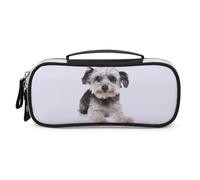 JiuPopular Borsa cosmetica portatile/portapenne, graziosa borsa per cancelleria con Yorkshire Terrier, utilizzata come astuccio per ufficio e scuola, borsa da viaggio d'affari o piccola cassetta degli