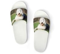 JiuPopular Dia De Los Muertos Skull Sliders antiscivolo per uomini e donne, ciabatte da doccia, Bianco Stile 6, 40 2/3 EU