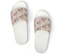 JiuPopular Pantofole antiscivolo, per uomo e donna, con scritta "Peace and Love", Bianco Stile 5, 37 1/3 EU