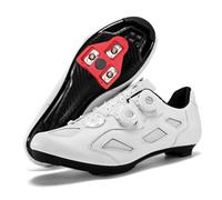 JiuQing Scarpe Ciclismo Uomo Compatibile con Scarpe Bici Spin Peloton Road | Tacchette SPD-SL E SPD KEO Compatibili Con Tacchette Delta Traspiranti Fibbia Girevole Scarpe Da Mountain Bike
