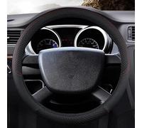 jiuqiwang Coprivolante Auto per Ford Ranger T9 XL XLT XLT Wildtrak 2023 2024 +, Accessori Auto Interno per Comfort e Protezione Traspirante Antiscivolo Coprimanubrio Auto,A
