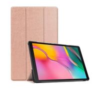 JiuRui Accessori, 3-fold Tablet Leather Protective Case Suitable for Samsung Galaxy Tab S9 FE X510 10.9 inches 2024(Rose Gold)